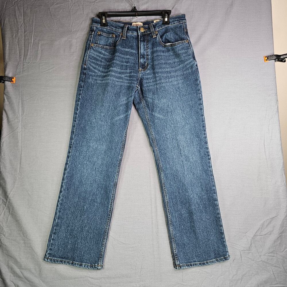 Red Head Brand Jeans Straight Leg Medium Wash Blue Denim Pants Men's 30W x 30L